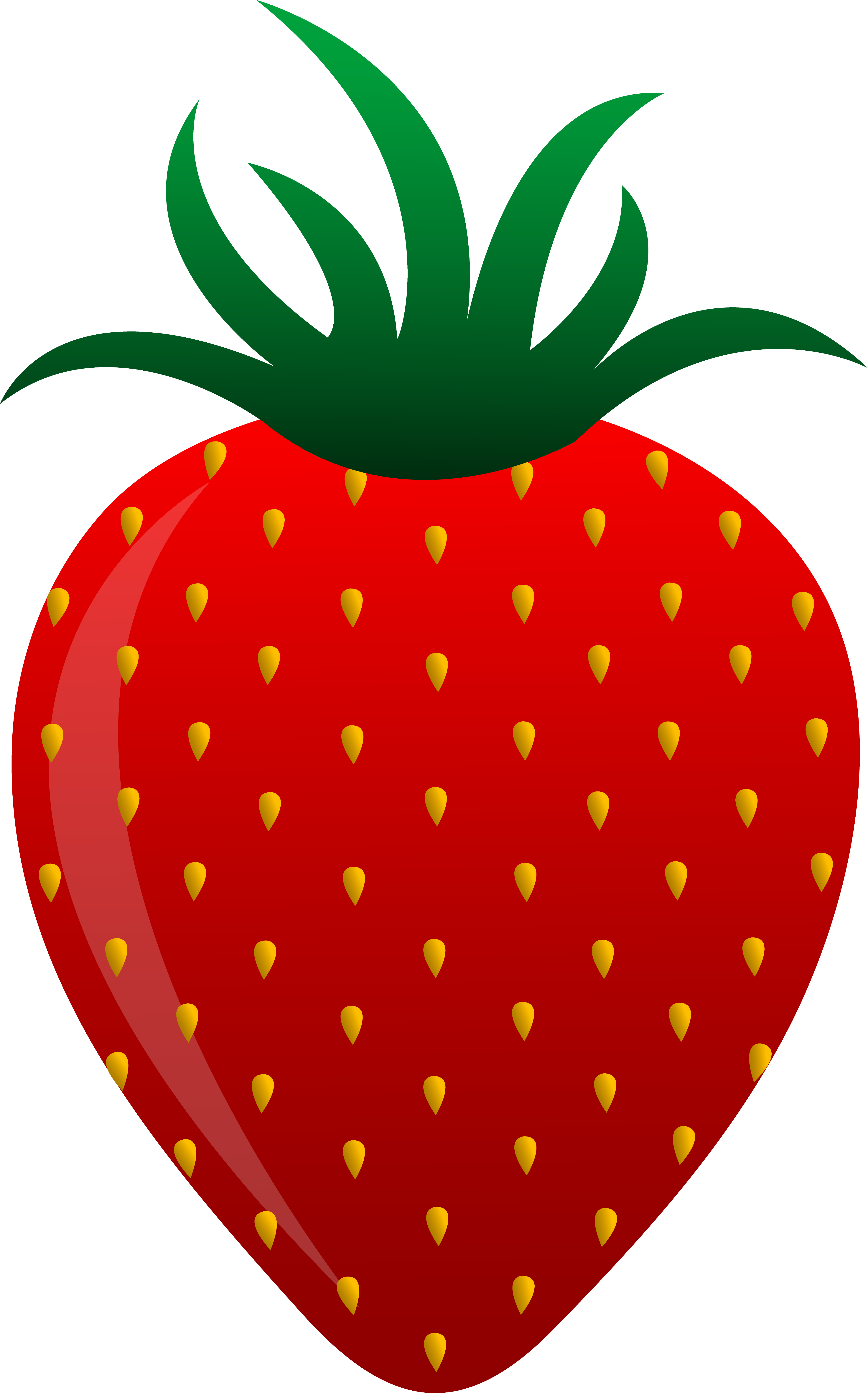 Cartoon Strawberry PNG Pic