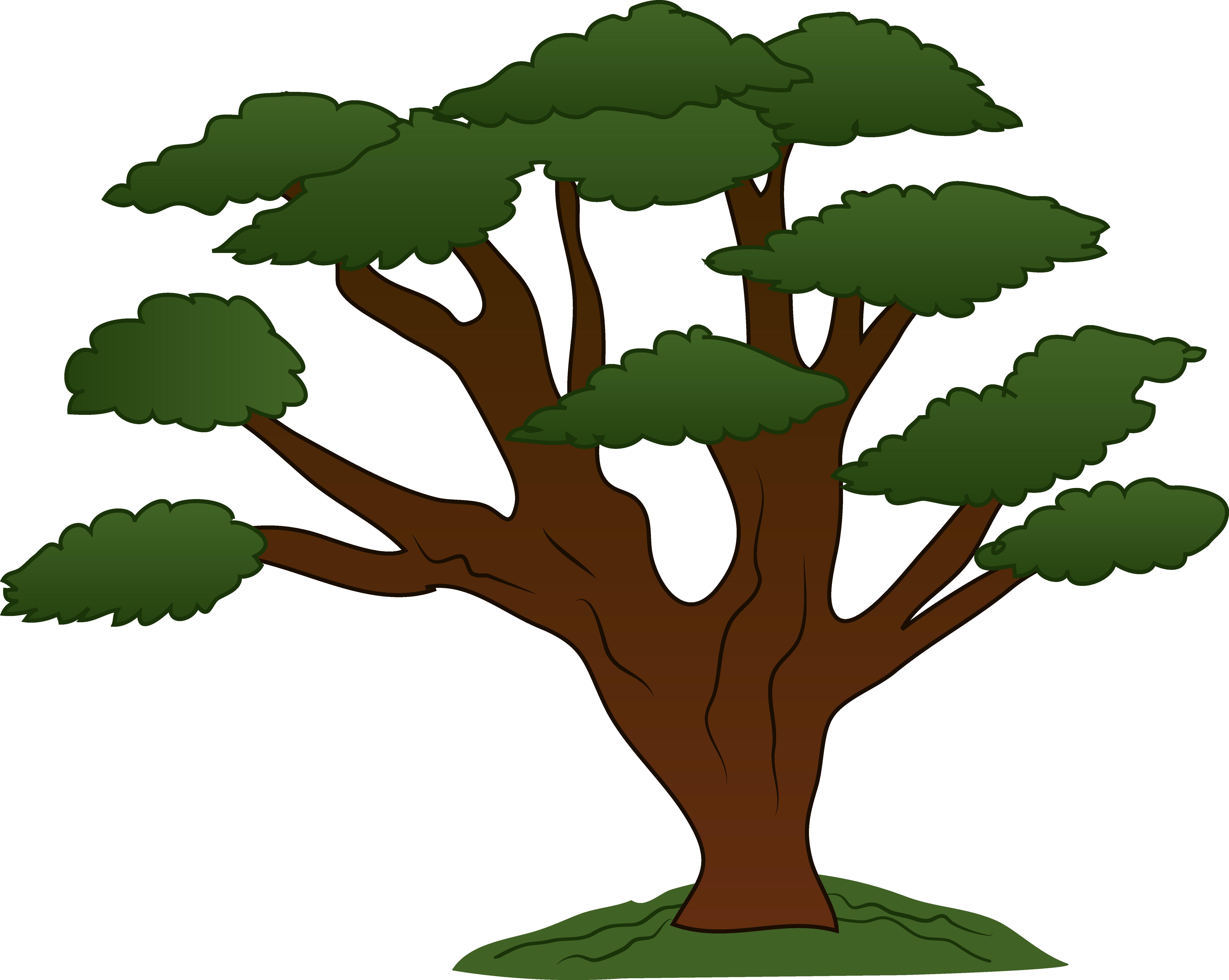 Cartoon Tree PNG Free Download
