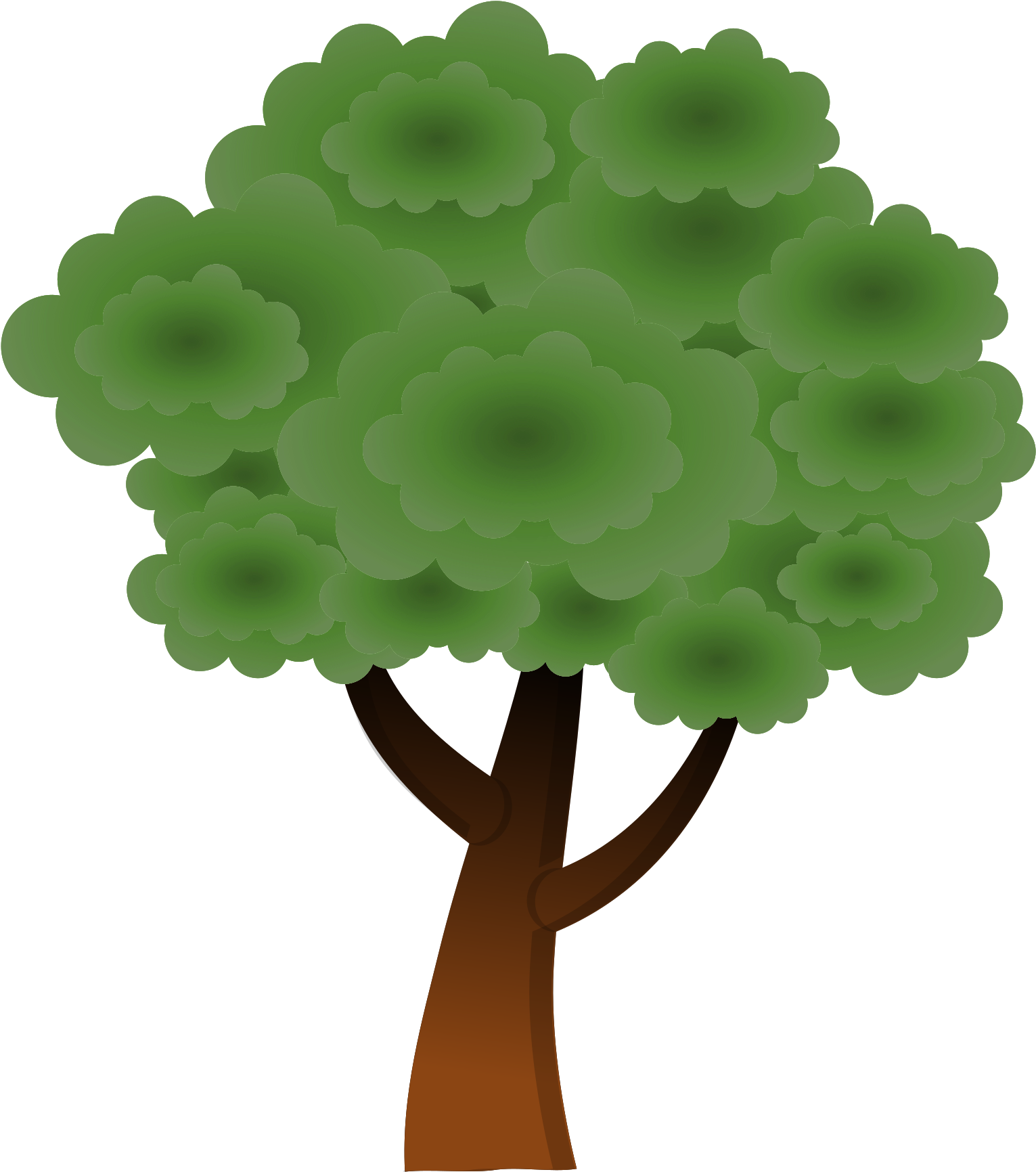 Cartoon Tree PNG Transparent