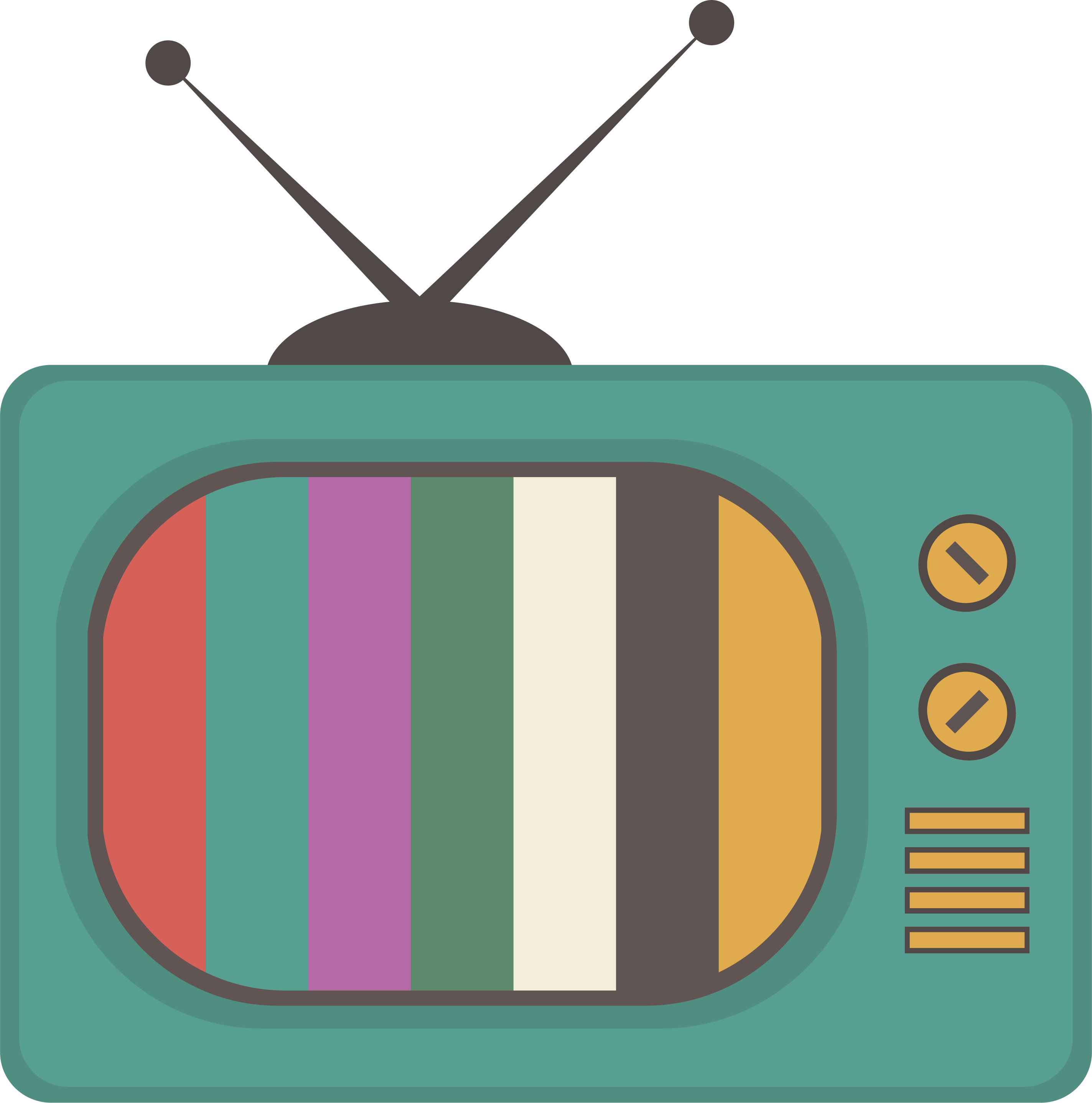 Cartoon Tv PNG Isolated HD