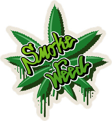 Cartoon Weed Leaf PNG HD Isolated