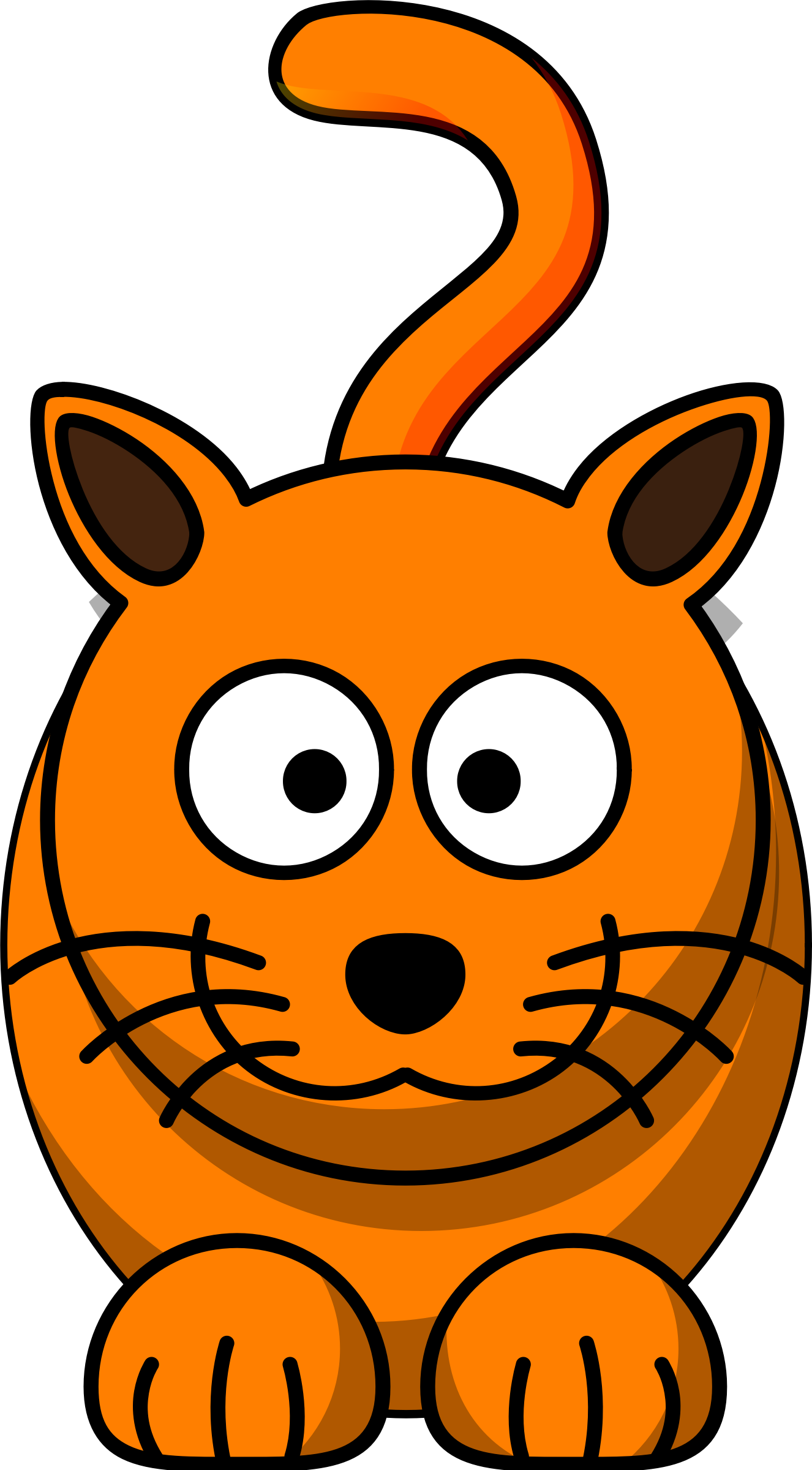 Cat Cartoon PNG Isolated Image