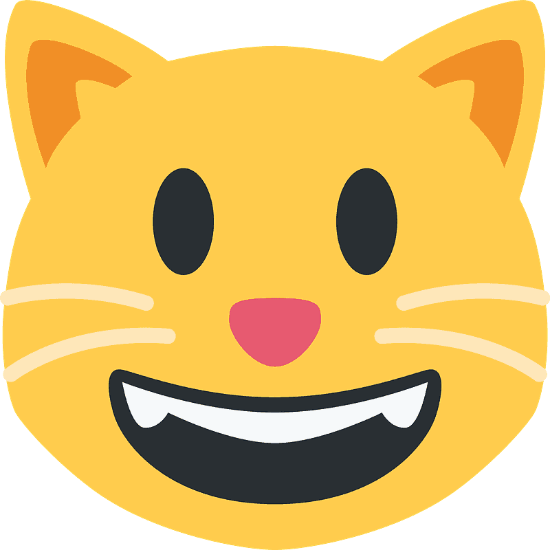 Cat Emoji PNG Image