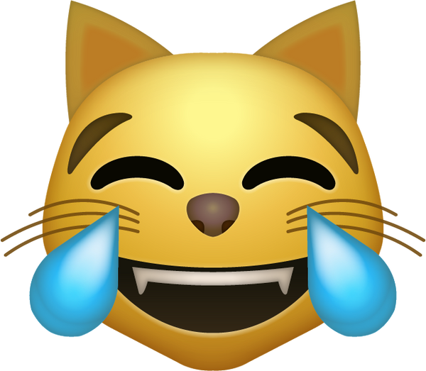 Cat Emoji PNG Isolated Pic