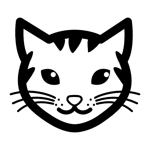 Cat Face PNG Isolated Photo