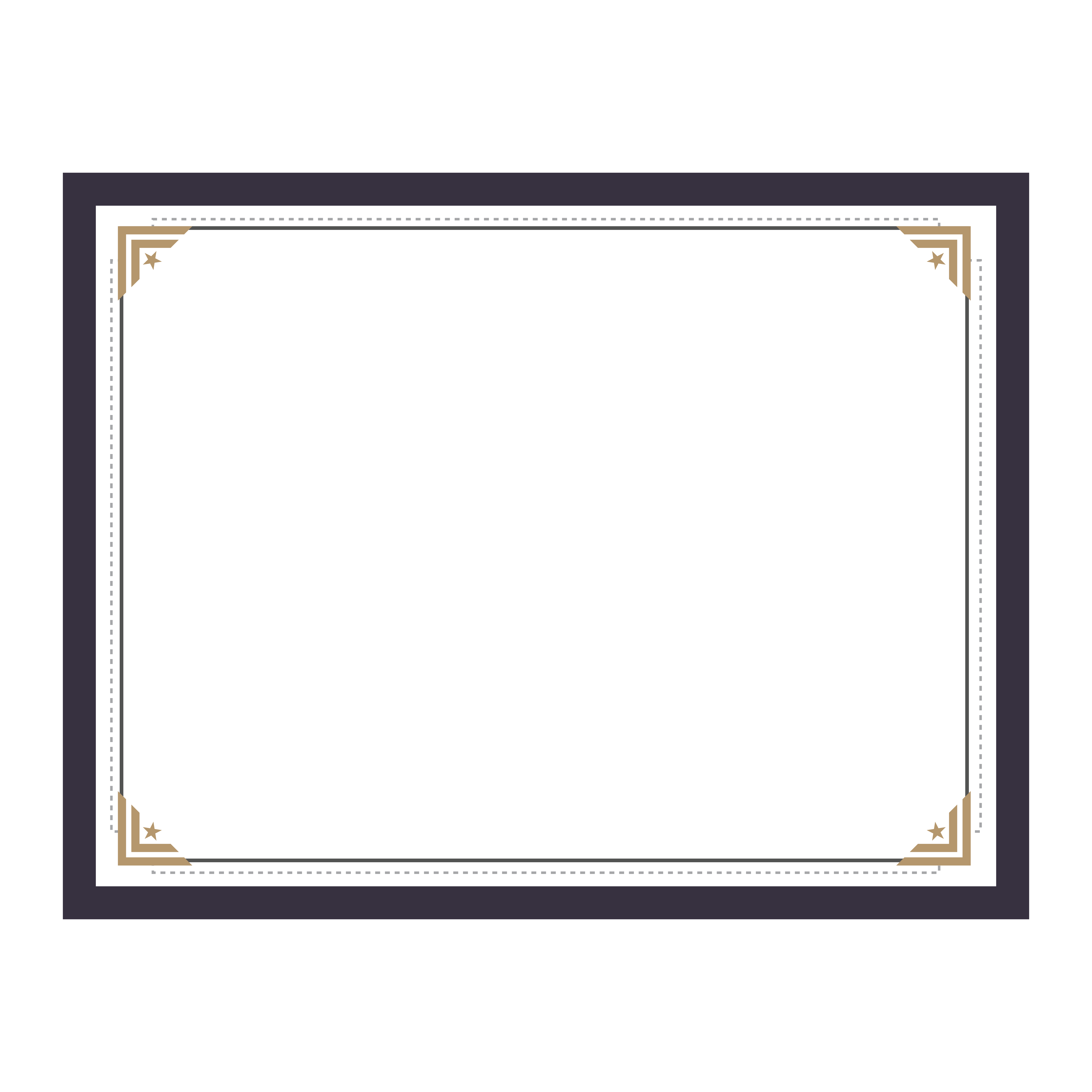 Certificate Frame PNG Isolated HD