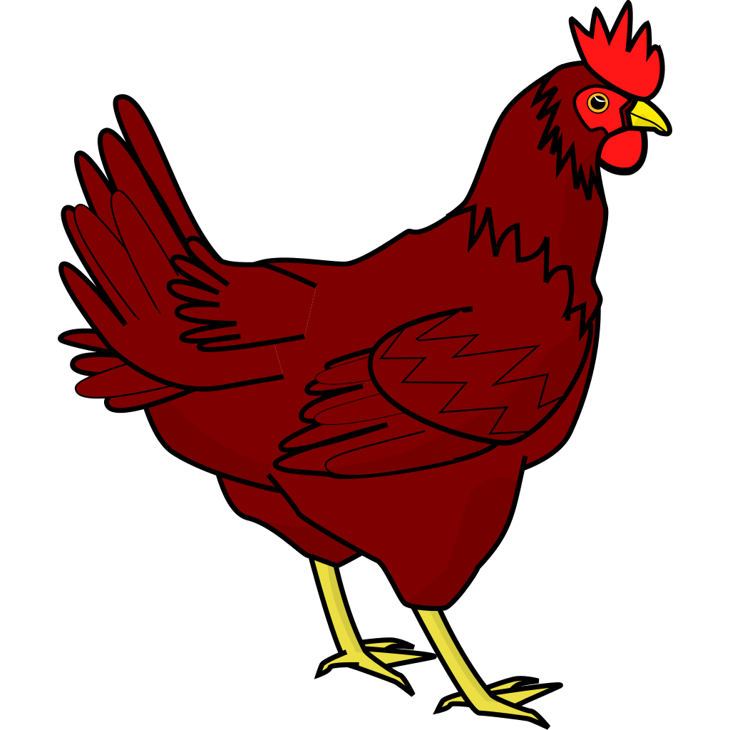 Chicken Cartoon PNG HD Isolated