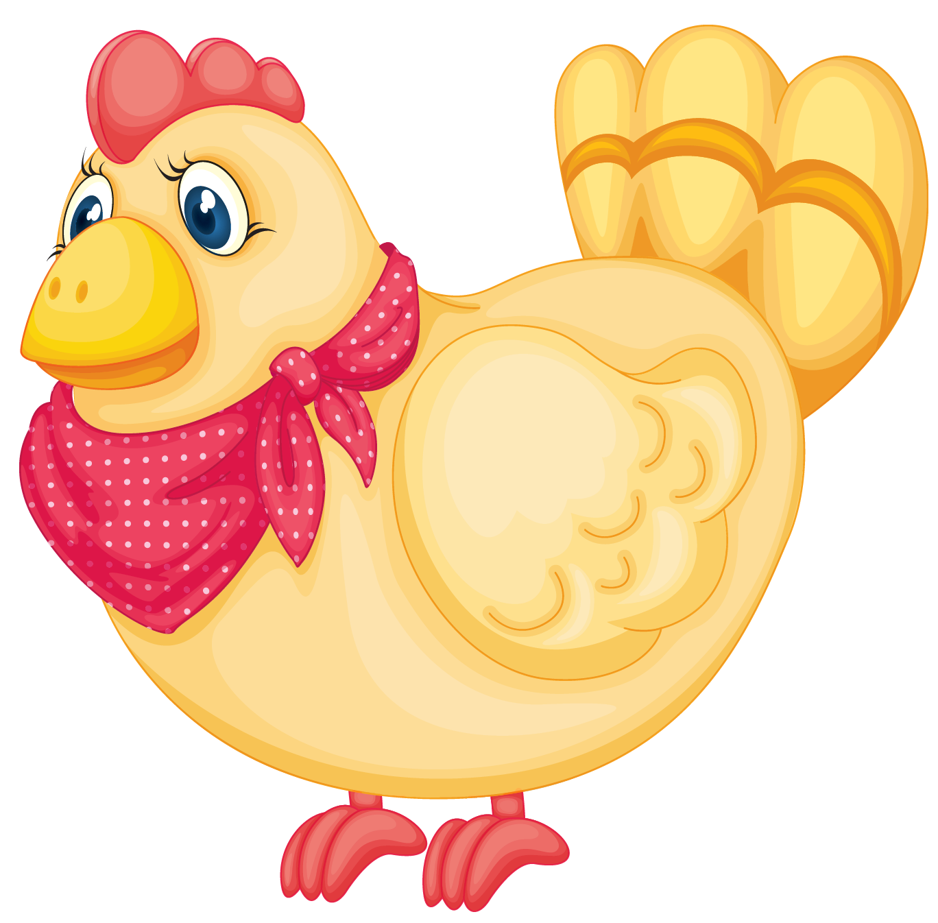 Chicken Cartoon PNG Image