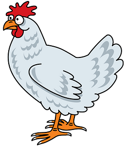Chicken Cartoon PNG Pic