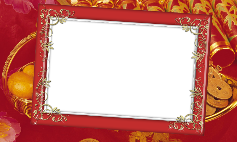 Chinese New Year Frame PNG Clipart