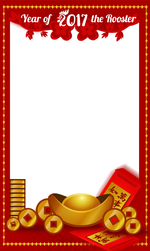 Chinese New Year Frame PNG Image