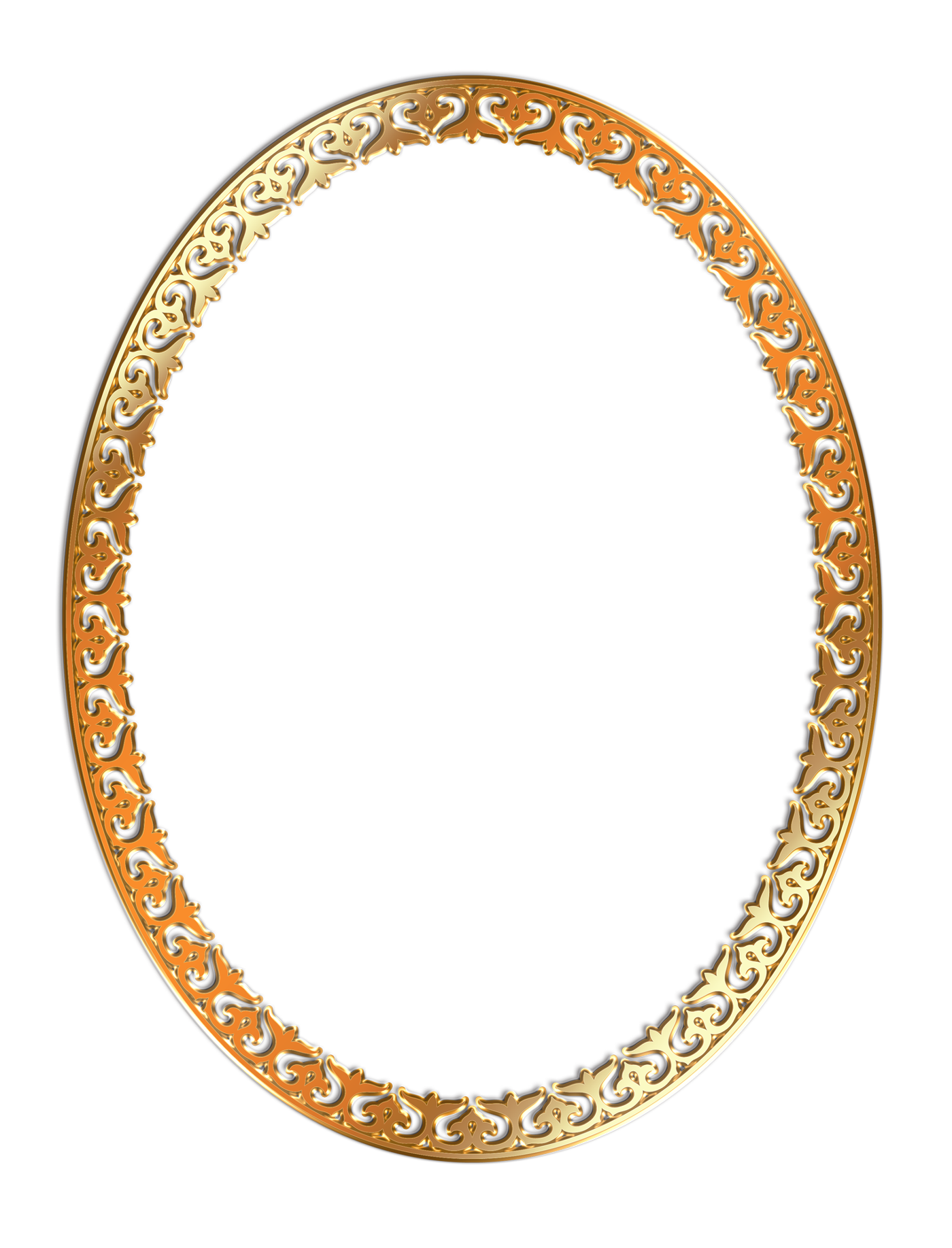 Circular Frame PNG Isolated Image