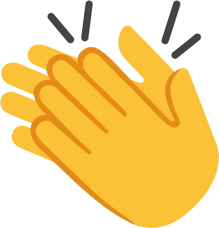 Clap Emoji PNG Clipart