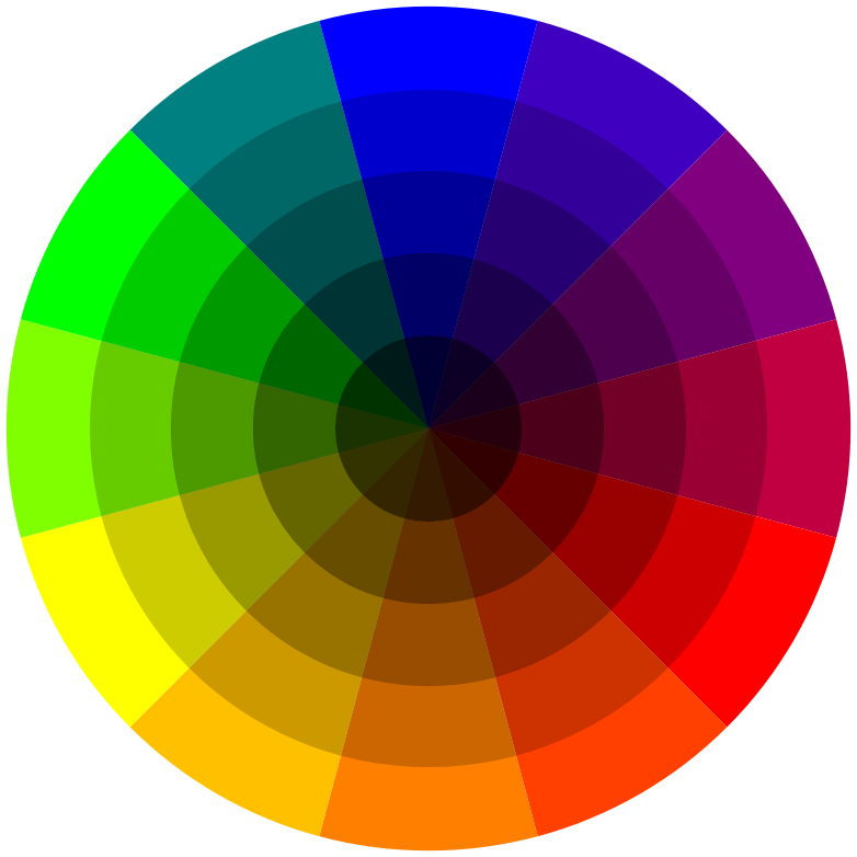 Color Wheel PNG Isolated Pic