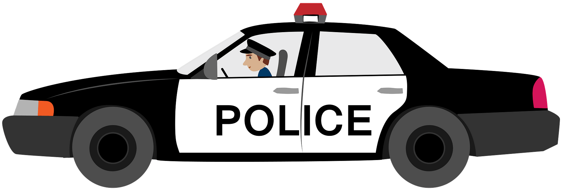 Cop Car PNG HD Isolated