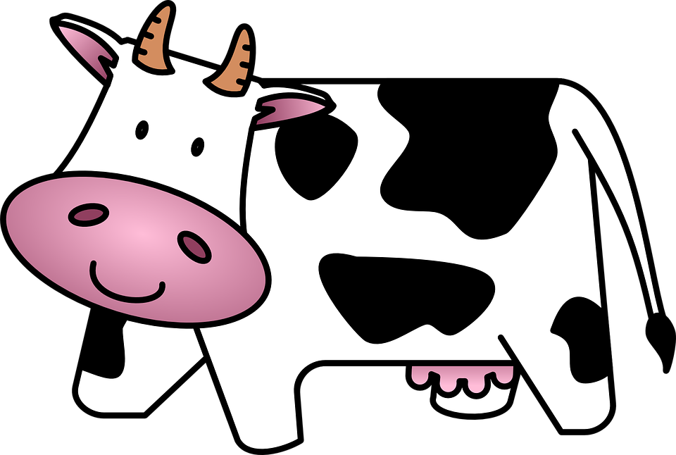 Cow Cartoon PNG Free Download