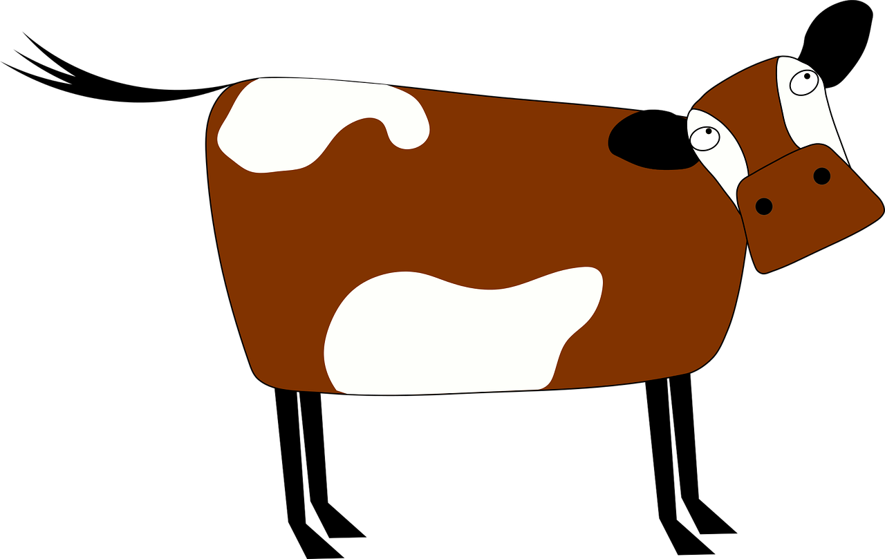 Cow Cartoon PNG HD Isolated