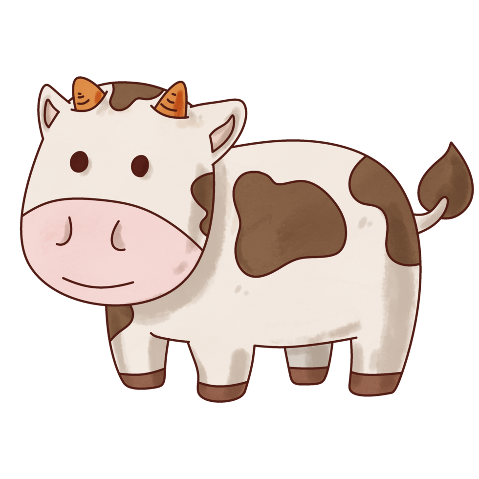 Cow Cartoon PNG Picture