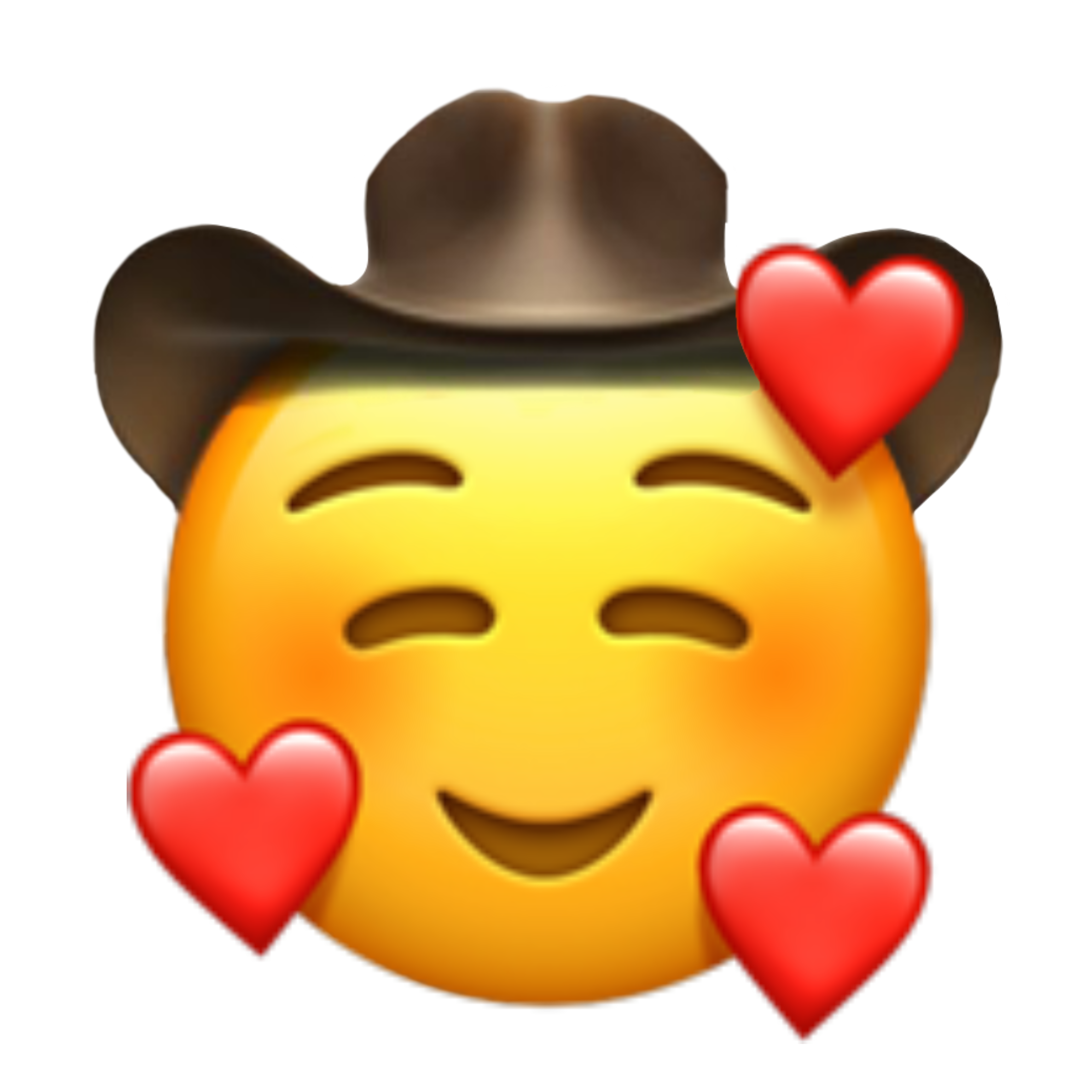 Cowboy Emoji PNG HD
