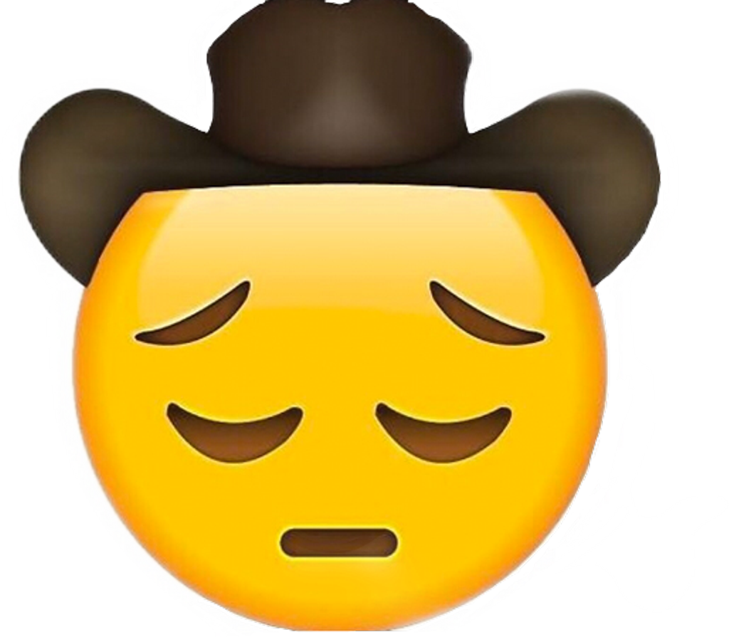 Cowboy Emoji PNG Photo