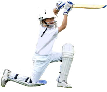 Cricketer PNG Isolated Image