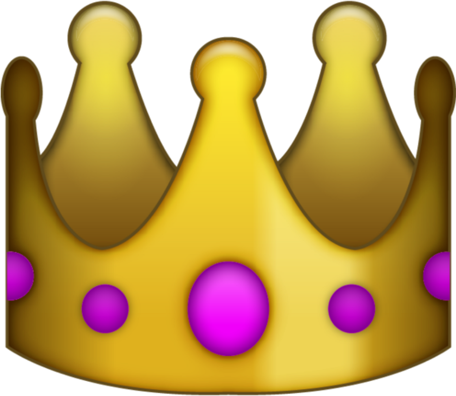 Crown Emoji PNG Clipart