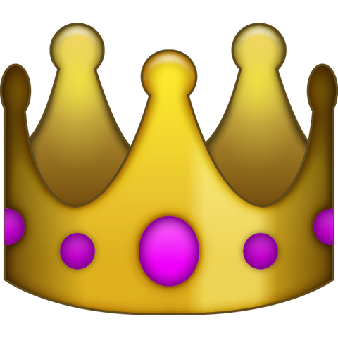 Crown Emoji PNG HD