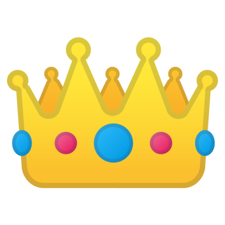 Crown Emoji PNG Image