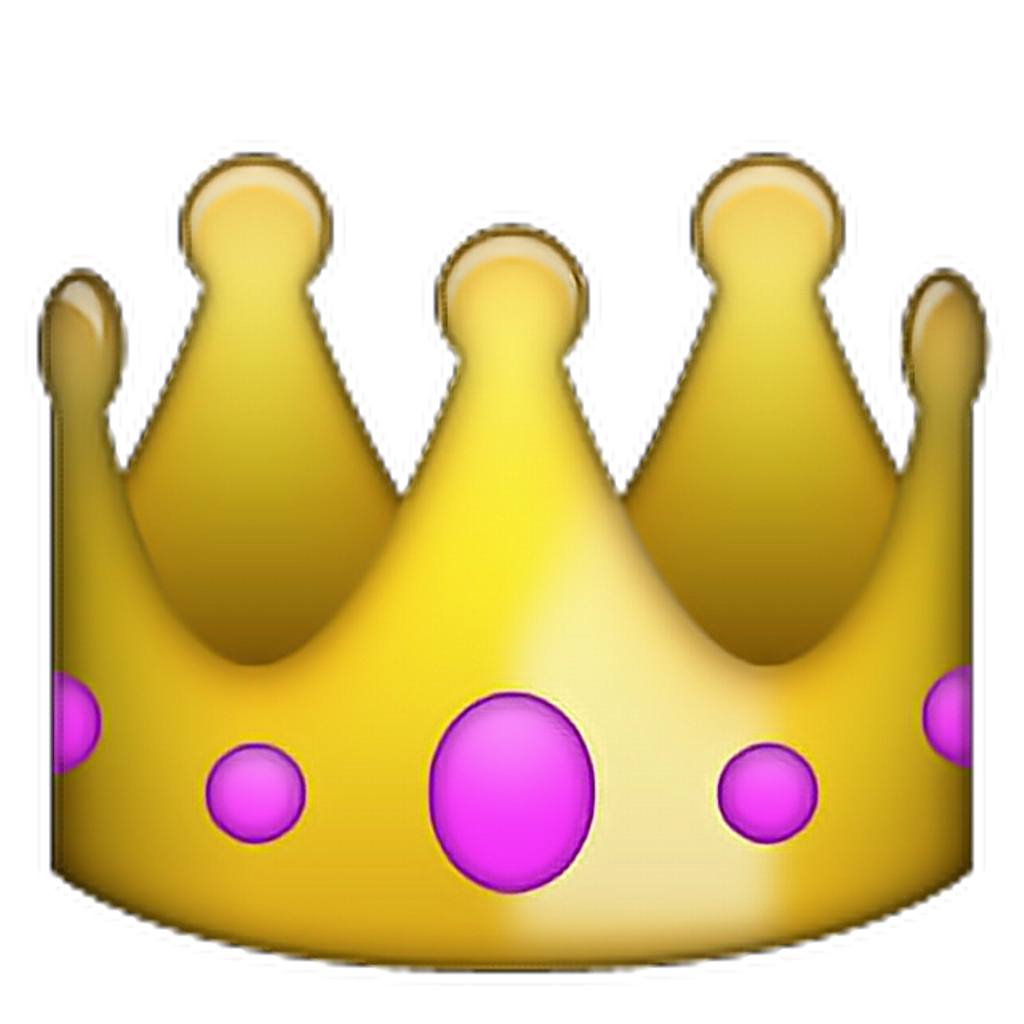 Crown Emoji PNG Photo