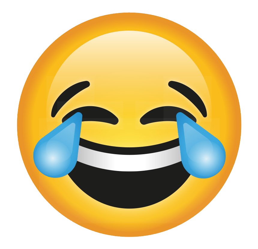 Crying Laughing Emoji Transparent PNG