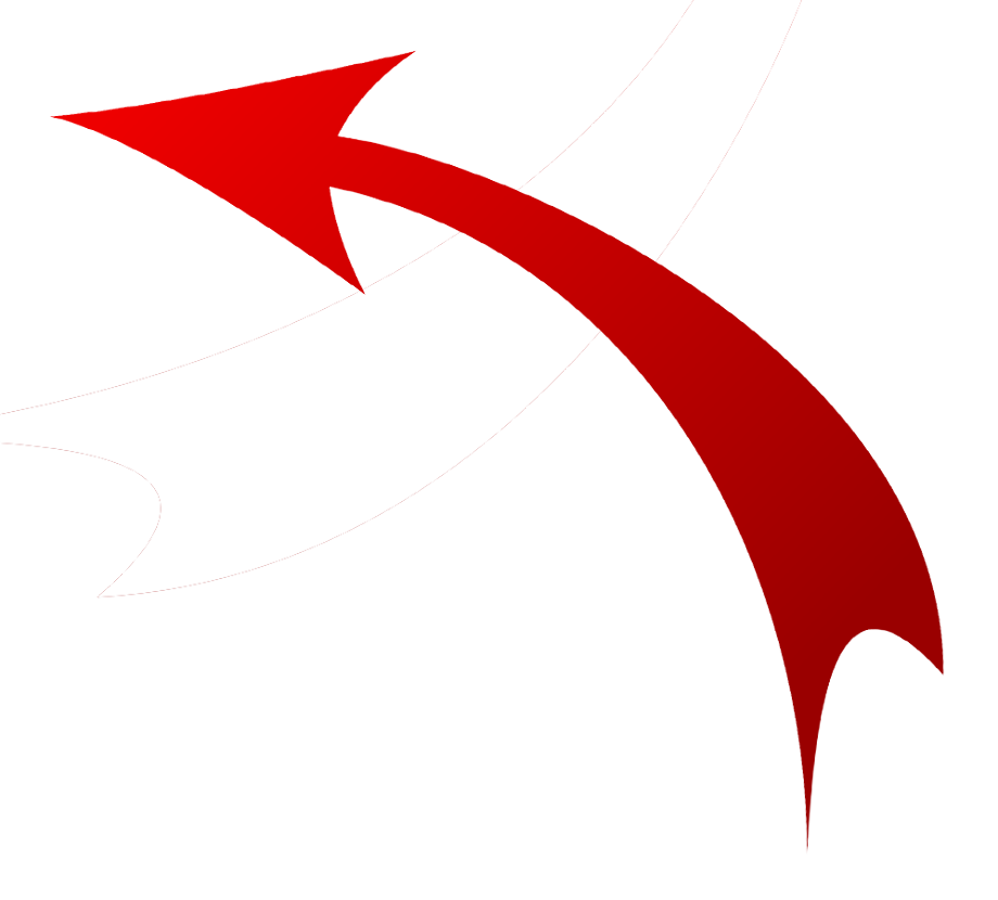 Curved Red Arrow PNG HD