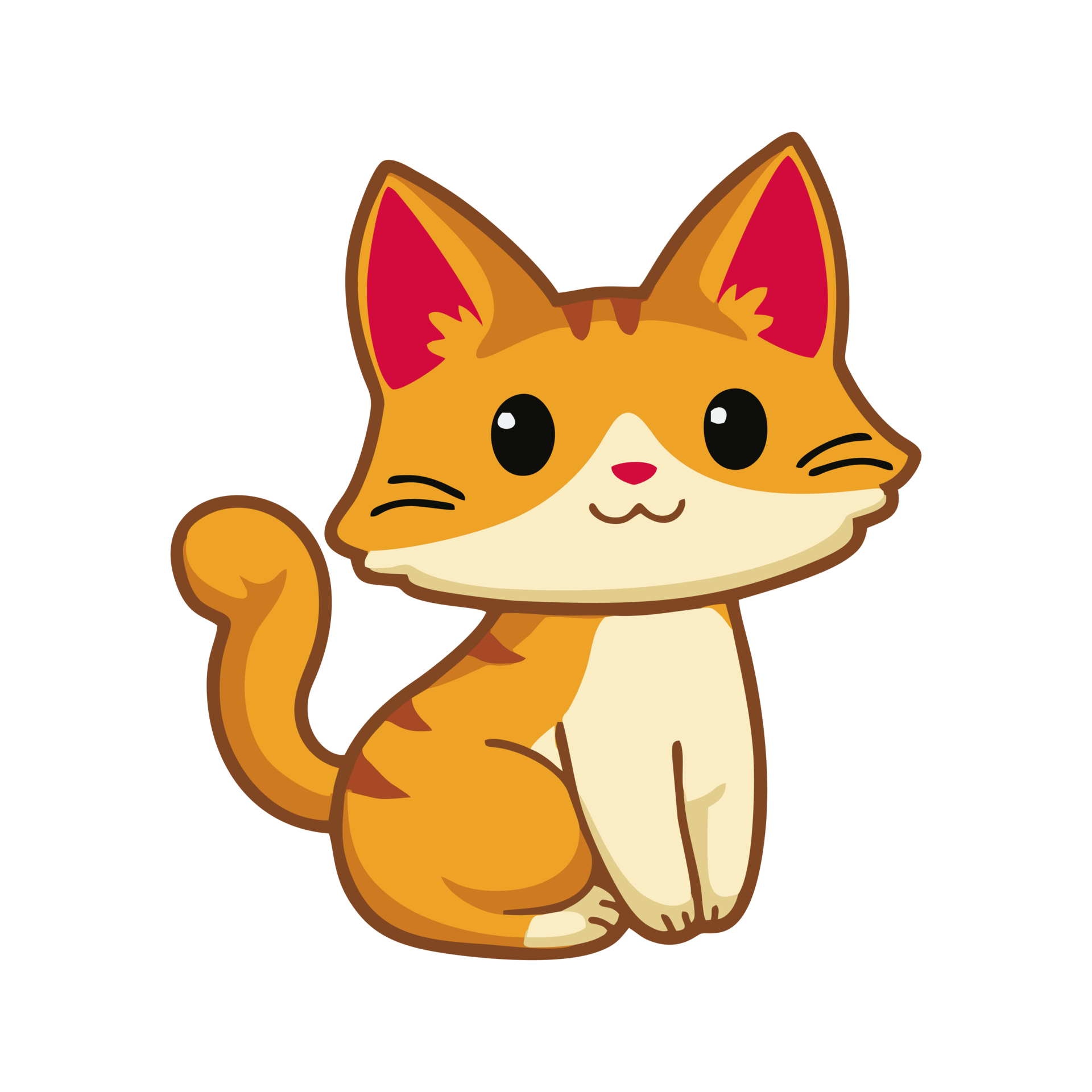 Cute Cat PNG Image