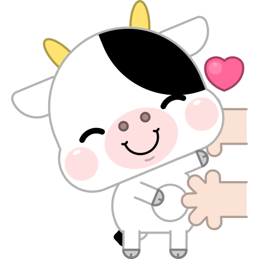 Cute Cow PNG Photo