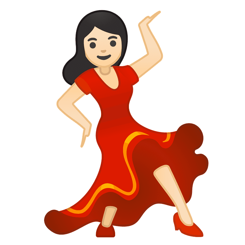 Dance Emoji PNG Clipart