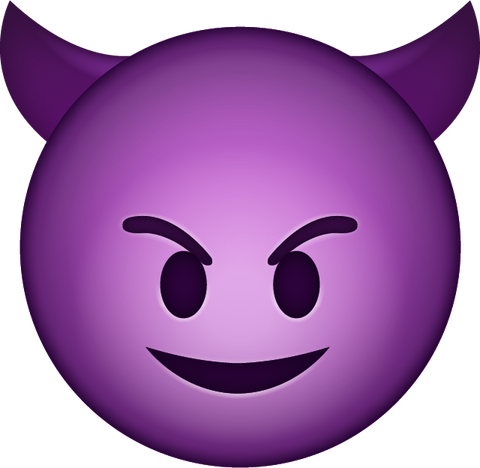 Demon Emoji PNG HD Isolated