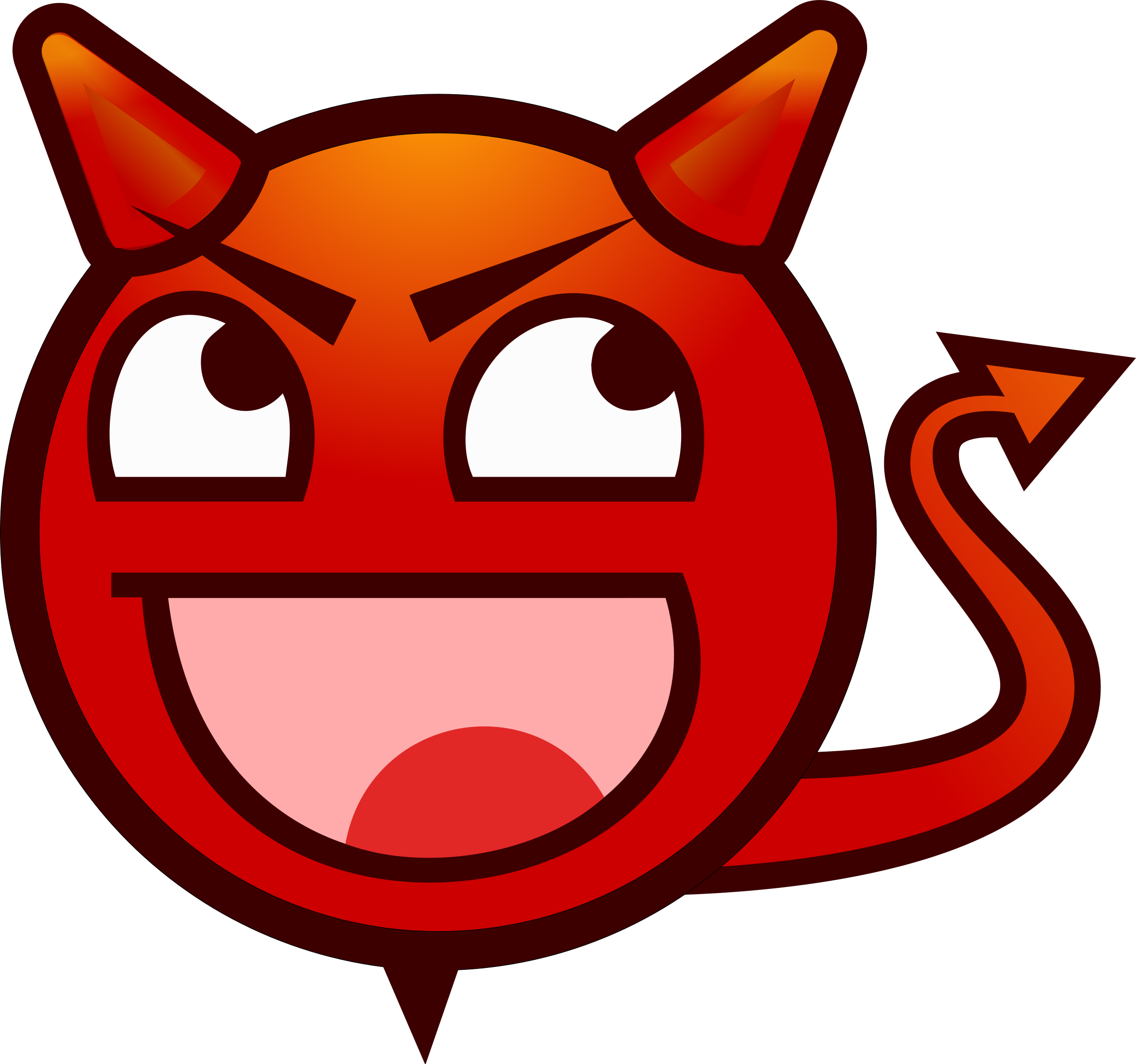 Demon Emoji PNG Isolated File