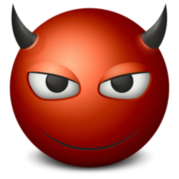 Demon Emoji PNG Isolated HD