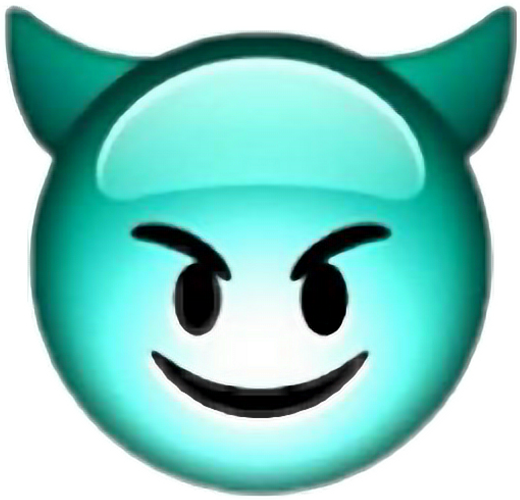 Demon Emoji PNG Isolated Pic