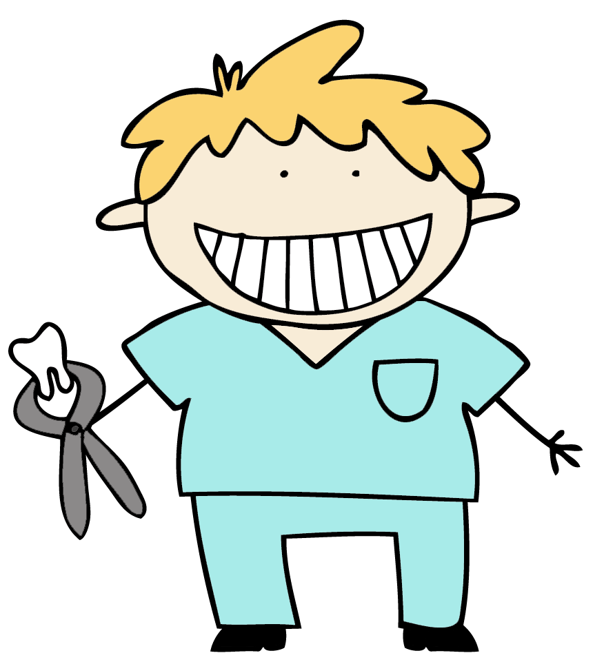 Dentist Cartoon PNG Isolated File
