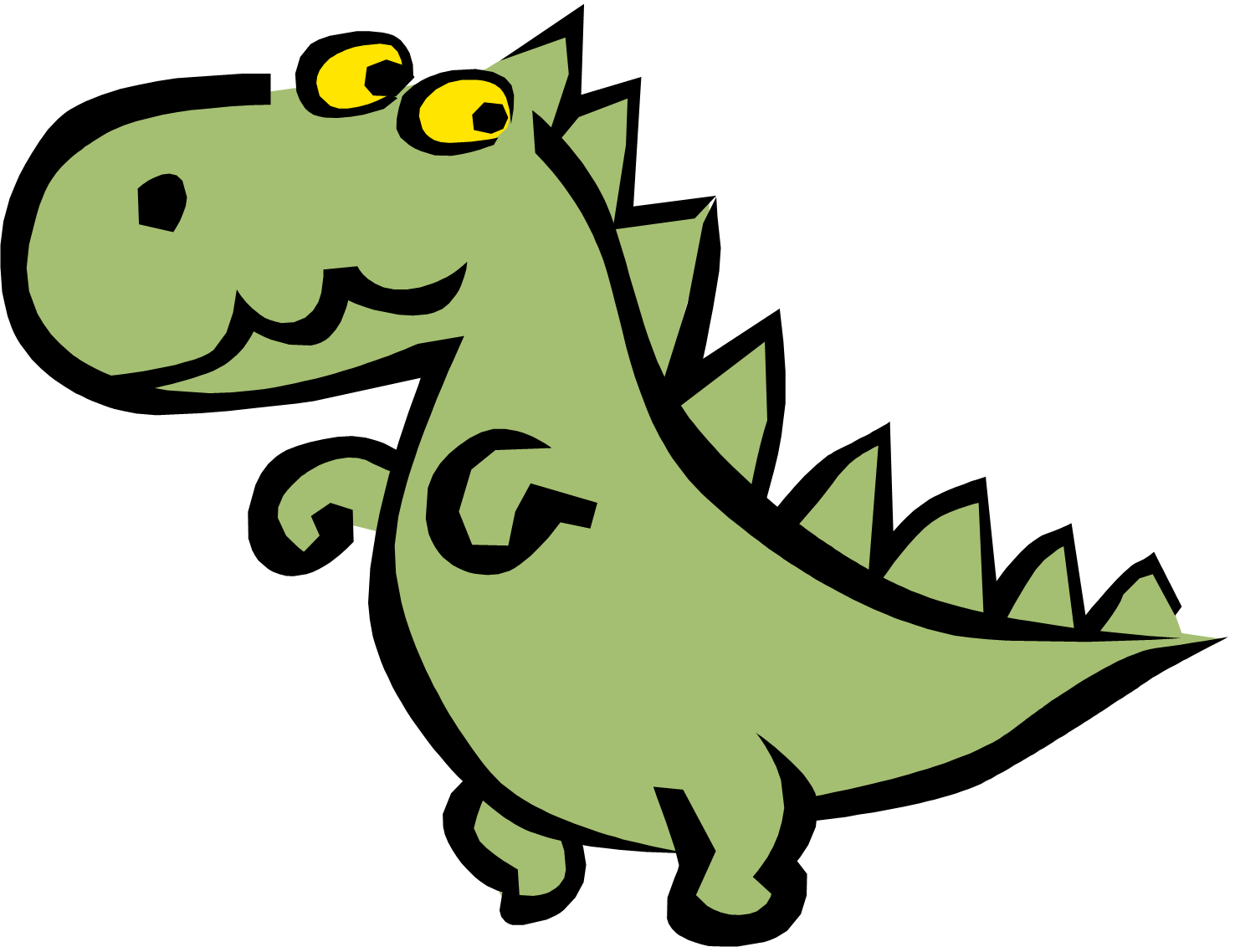 Dino Cartoon Transparent PNG