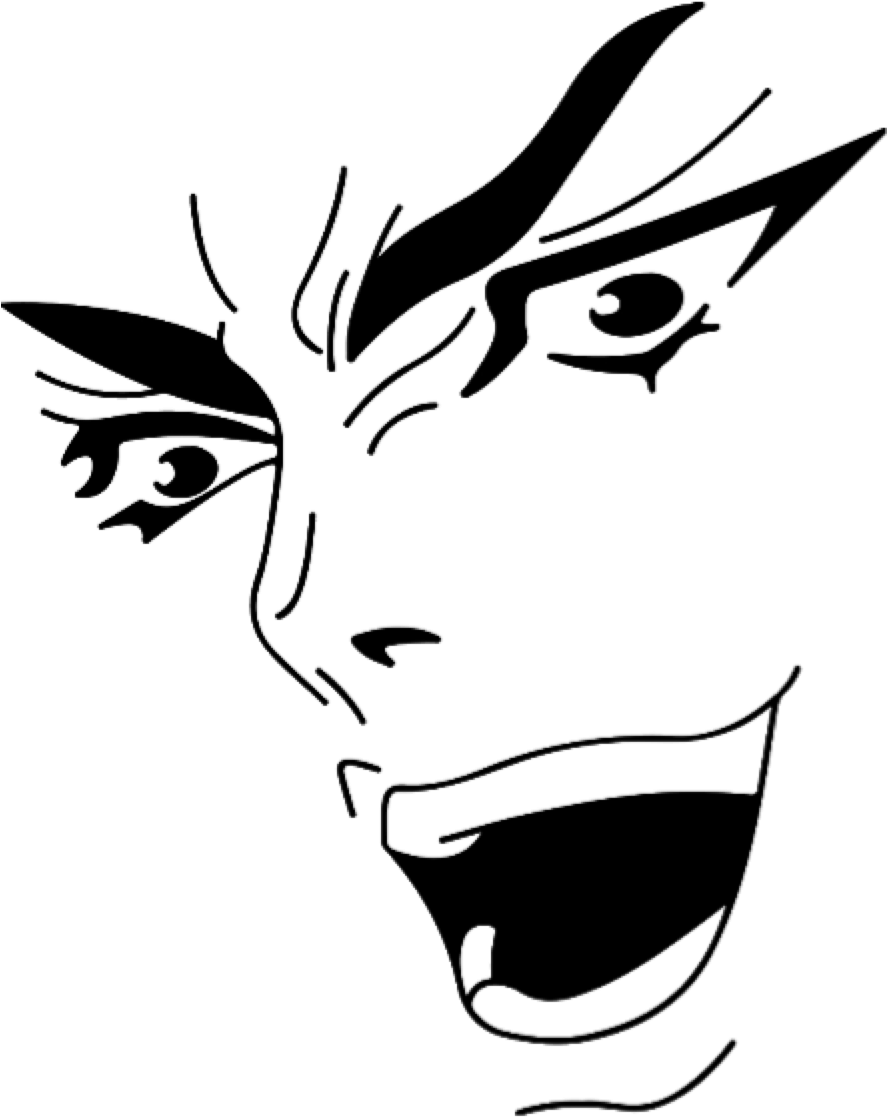 Dio Face PNG Isolated HD