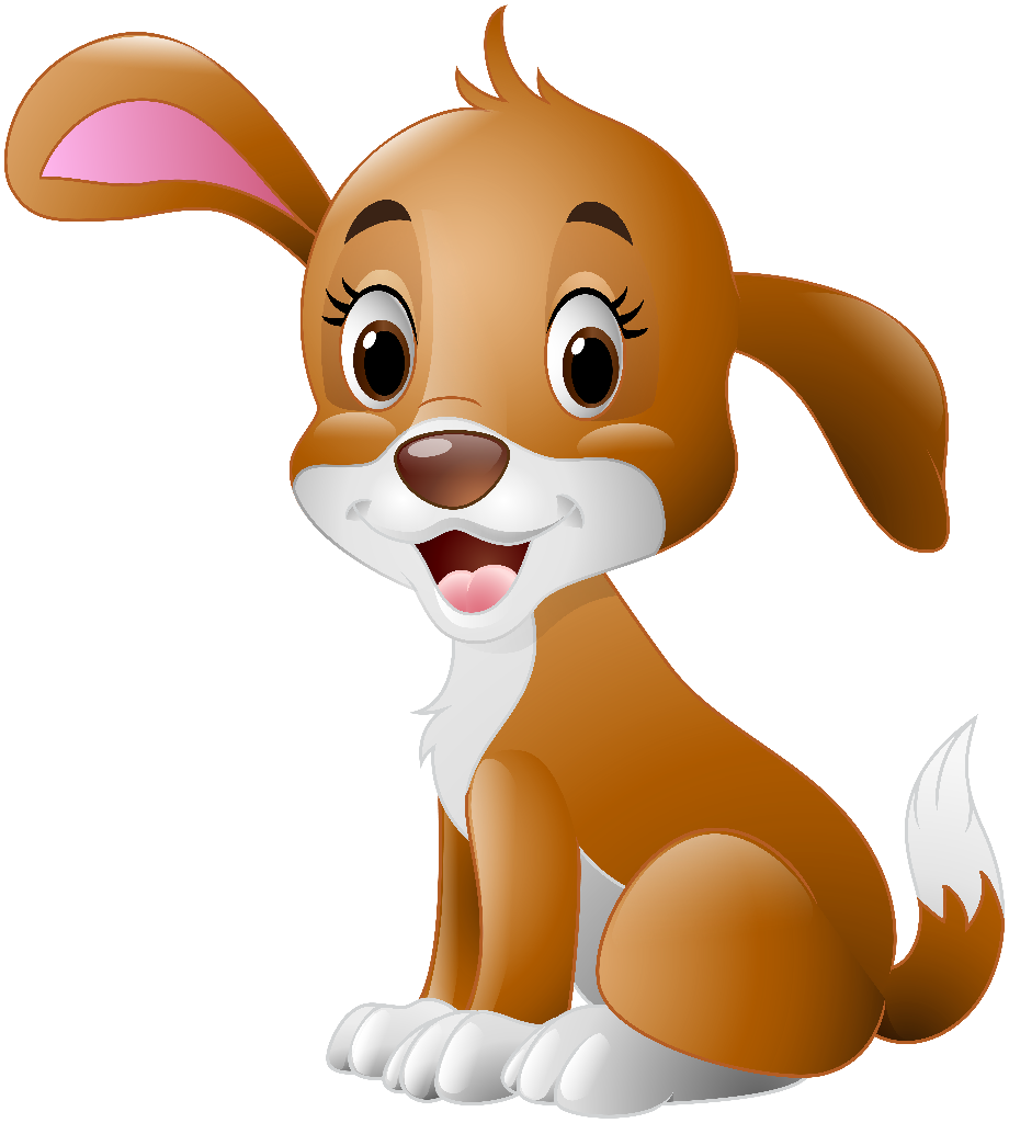 Dog Cartoon PNG Isolated File