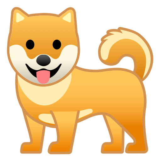 Dog Emoji PNG Clipart