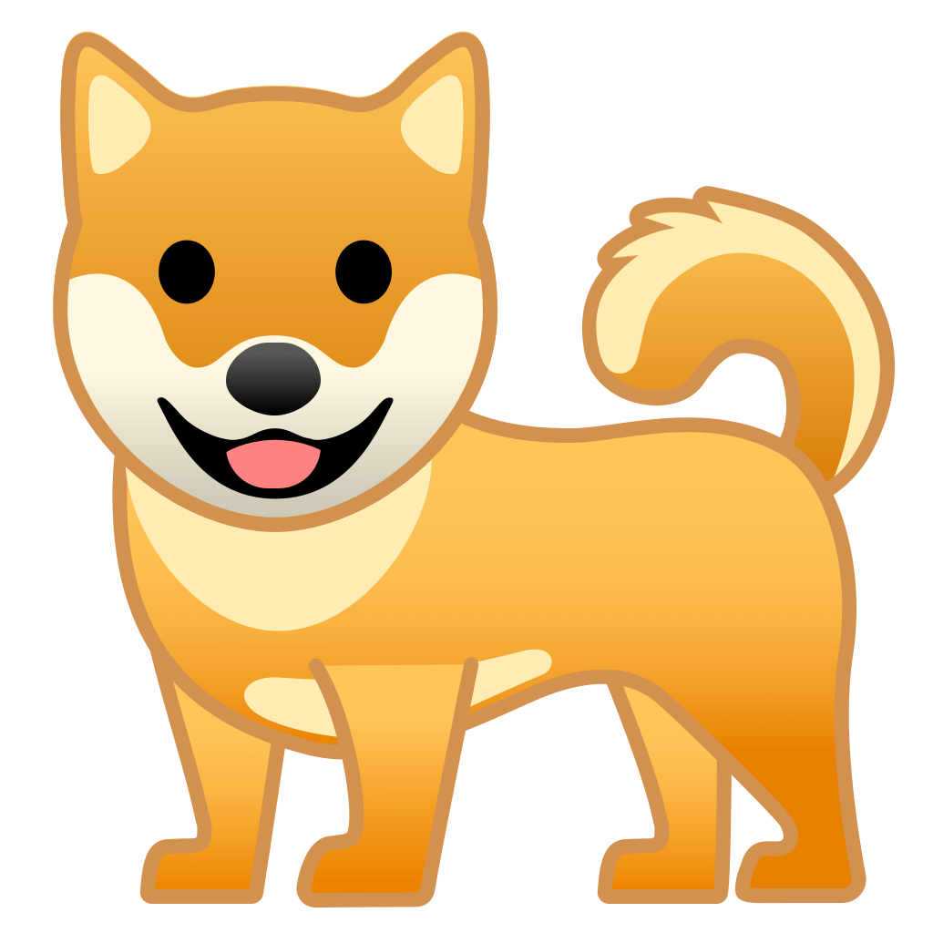 Dog Emoji PNG HD