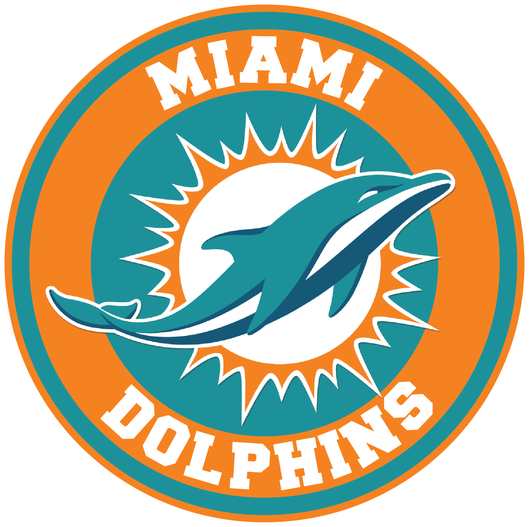 Dolphins Logo PNG Clipart