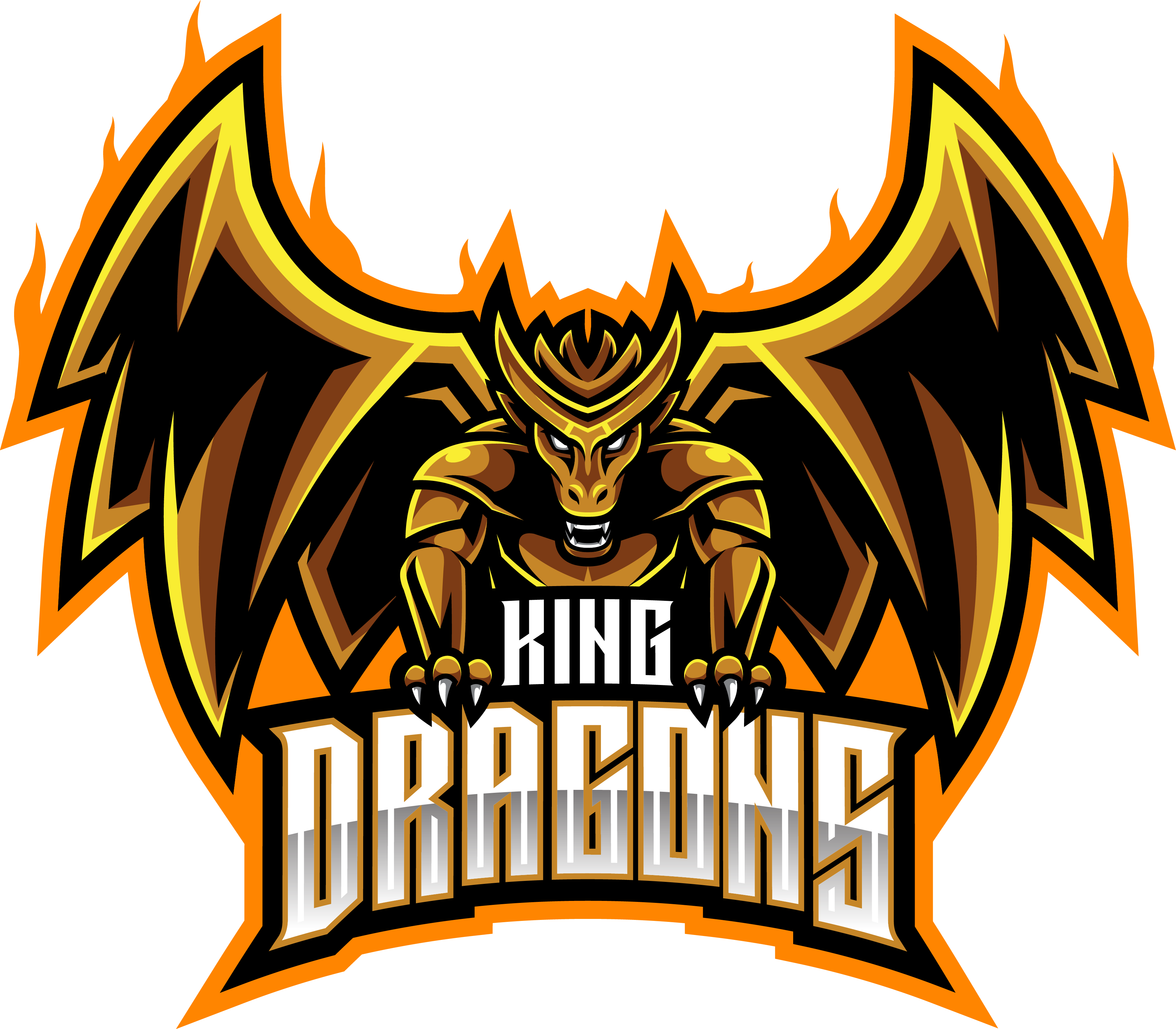 Dragon Logo PNG Isolated HD