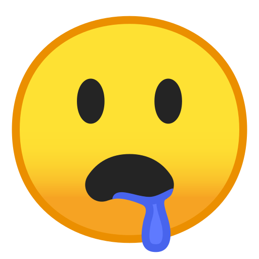 Drooling Emoji PNG HD