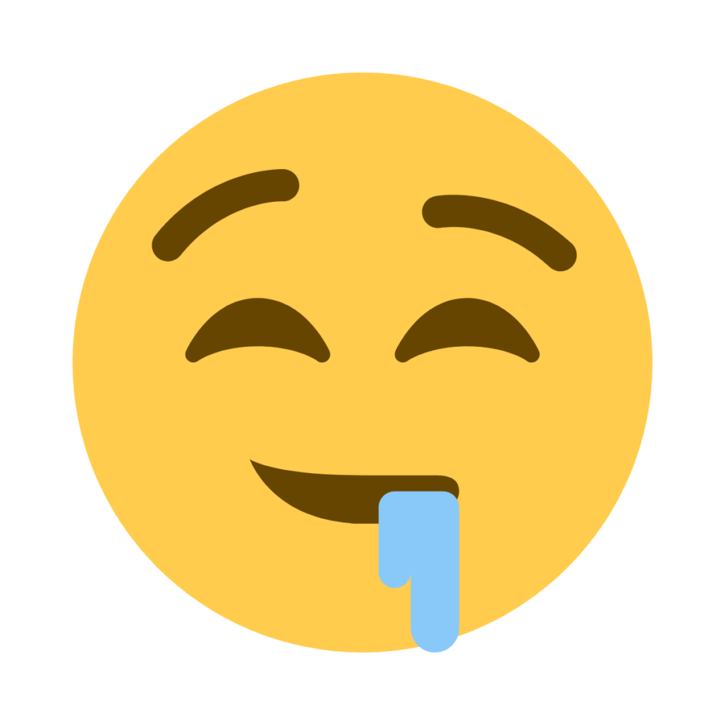 Drooling Emoji PNG Photo