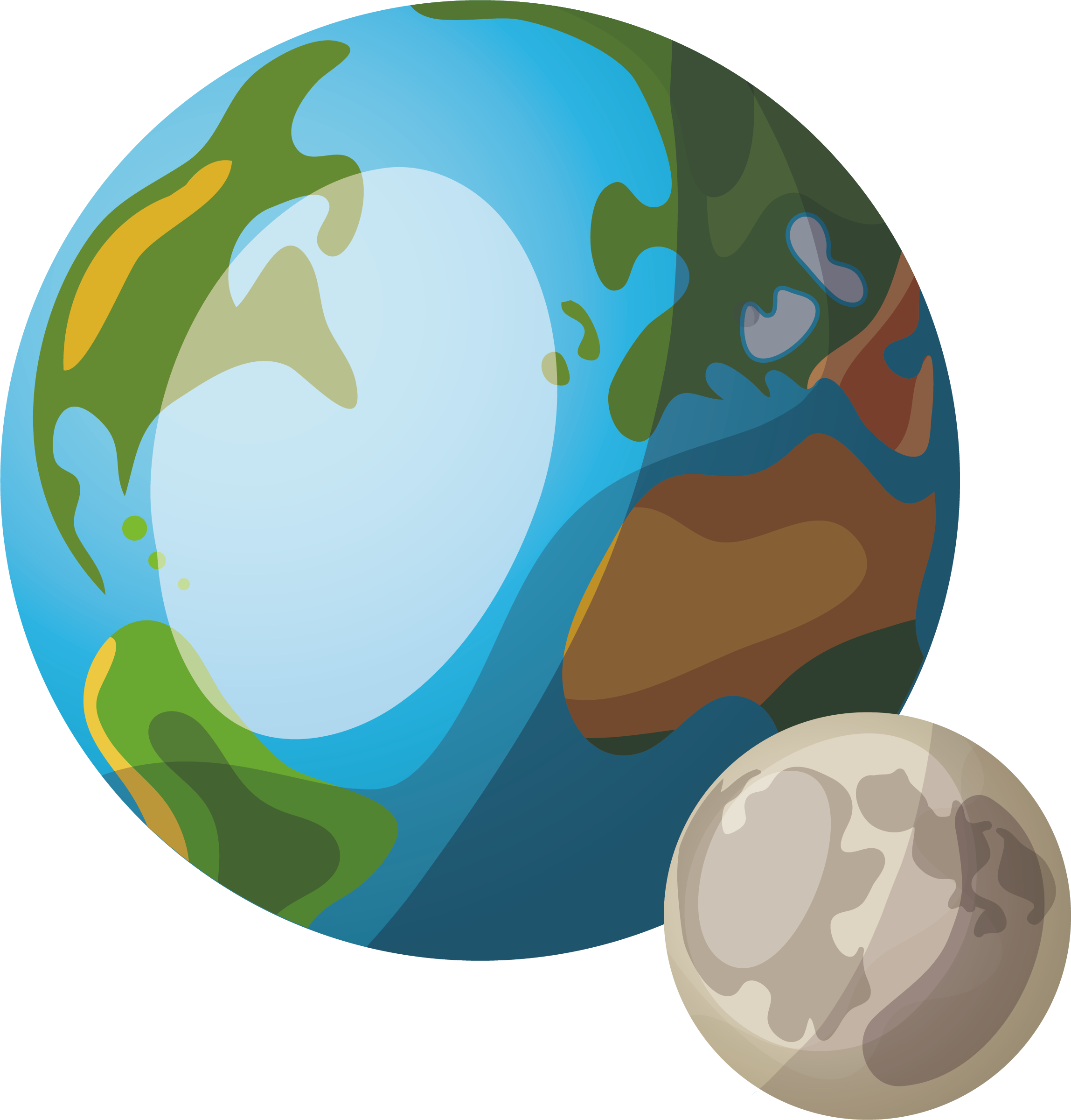 Earth Cartoon PNG Photo