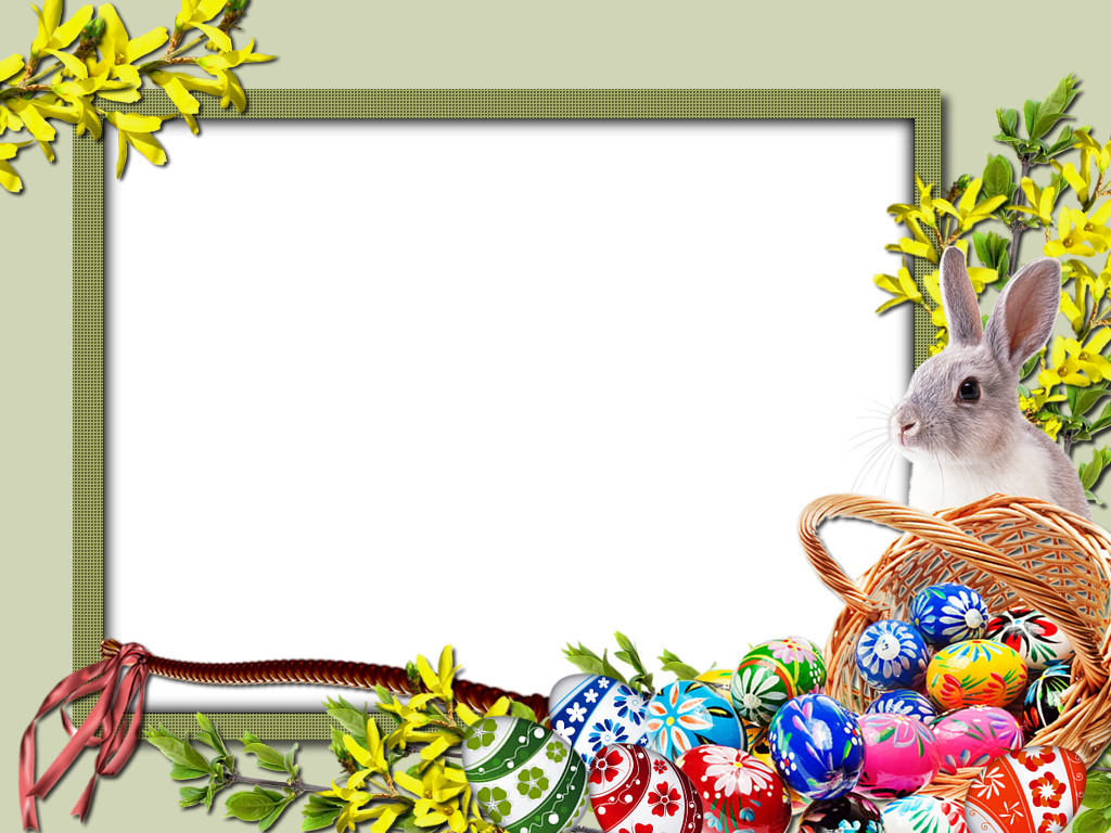 Easter Frame PNG Clipart
